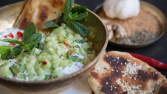 Raita Salat – Indischer Gurken Joghurt Salat