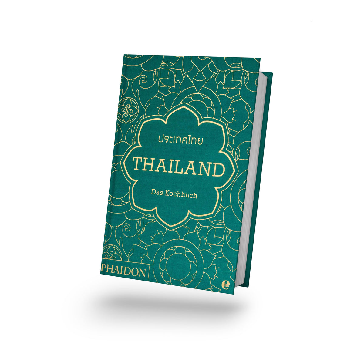 Geschenkset Thailand mit goldener Blumengestaltung und Birds Eye Chili auf dem Cover.
