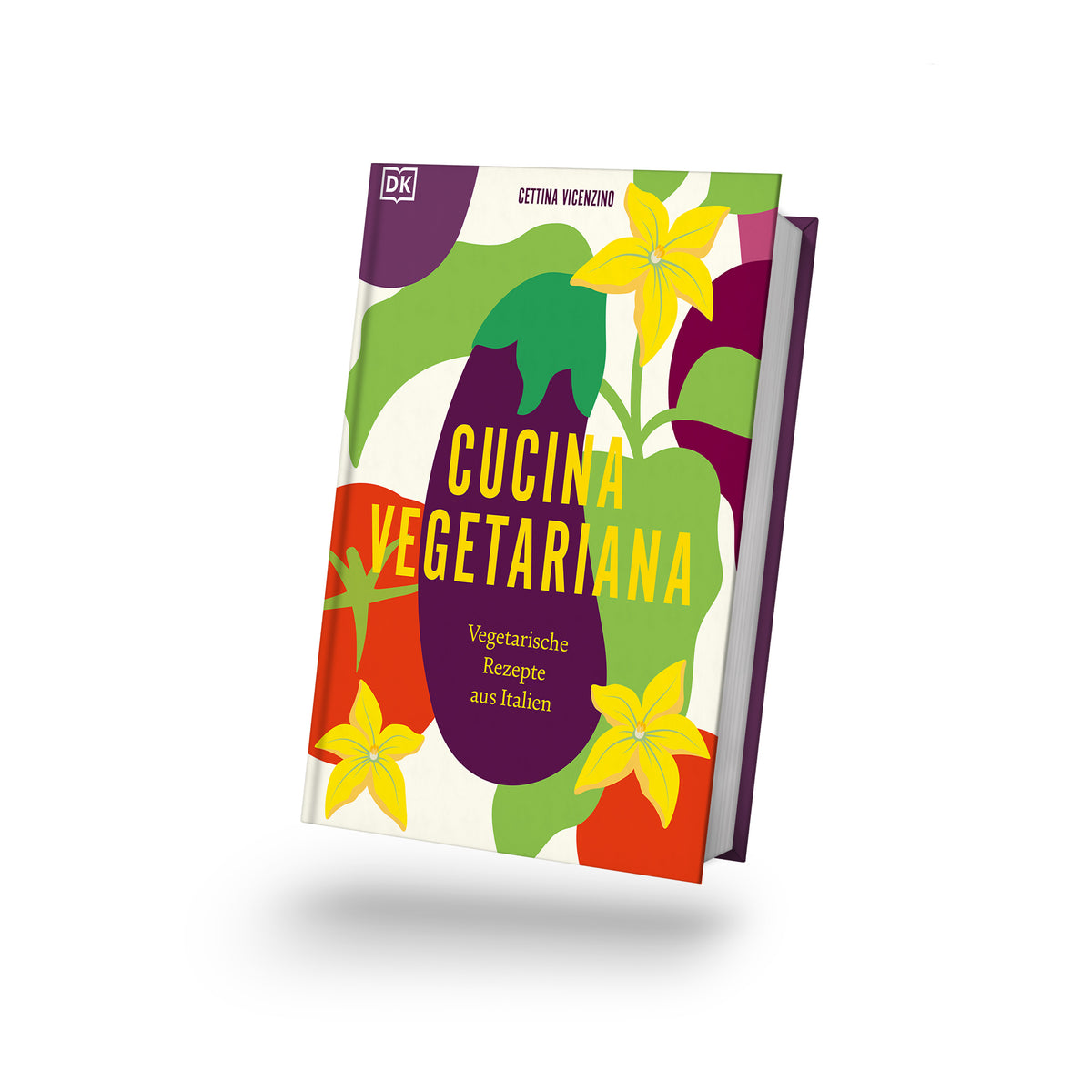 Cucina Vegetariana: Italienische vegetarische Rezepte, bunte Gemüse auf dem Cover.
