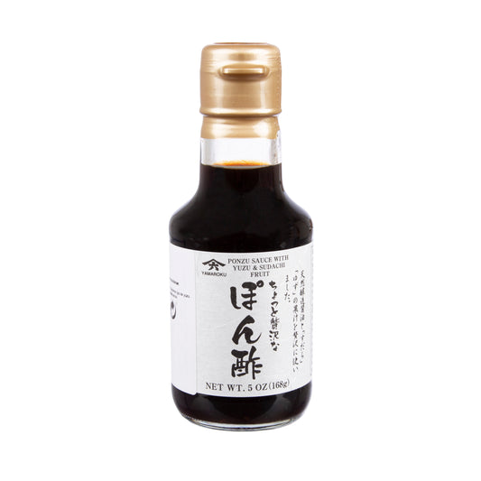 Yamaroku Ponzu Sauce, 5 oz Flasche mit sichtbarem Etikett.
